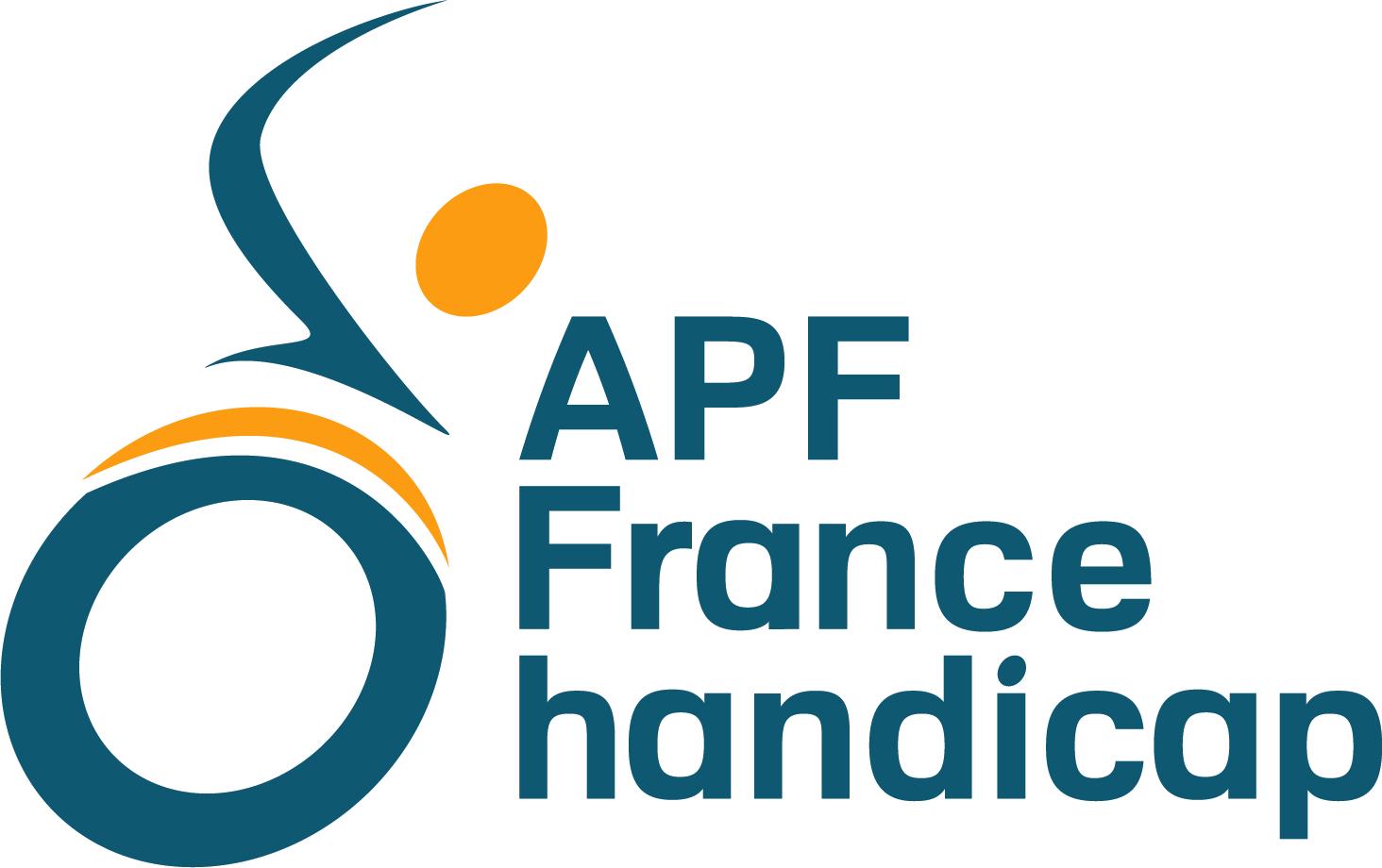 Logo bloc apf france handicap