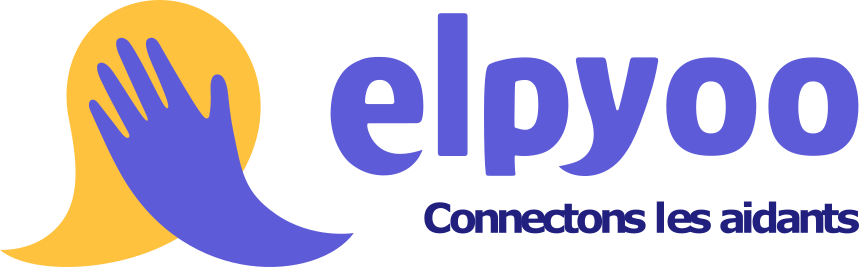 Logo texte violet